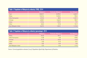 Demographics of A Diverse Malaysia